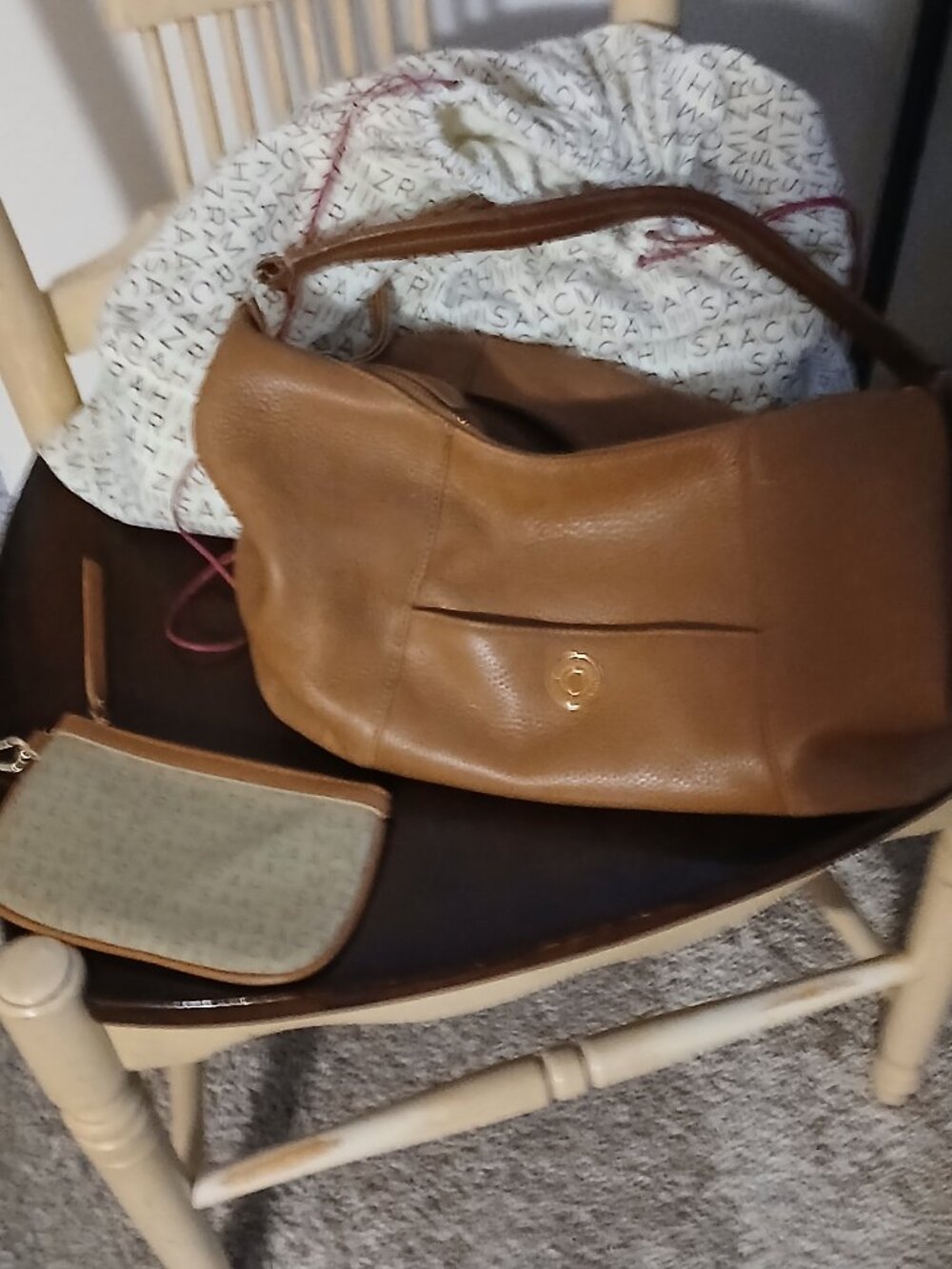 Bridgehampton Leather Hobo with Wristlet
